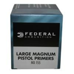 Federal Large Pistol Magnum Primers #155 Box of 1000 (10 Trays of 100)