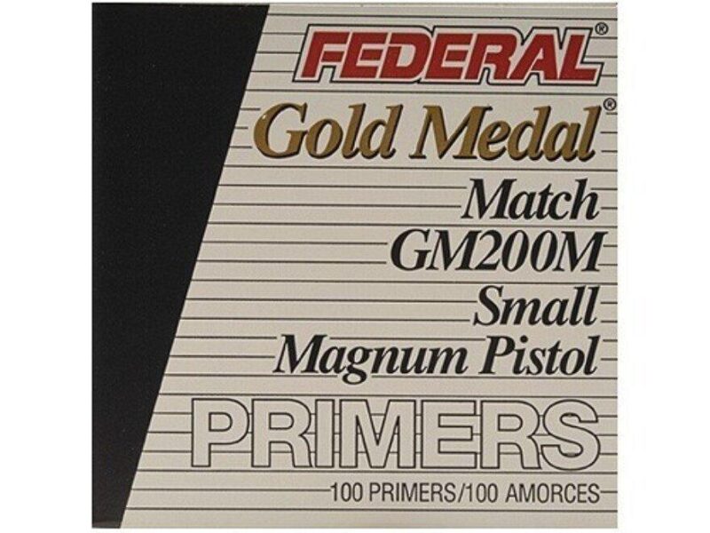 Federal Premium Gold Medal Small Pistol Magnum Match Primers #200M