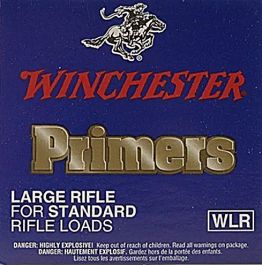 Winchester Large Rifle Primers #8-1/2 Box of 1000 (10 Trays of 100)