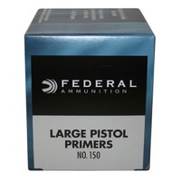 Federal Large Pistol Primers #150 Box of 1000 (10 Trays of 100)