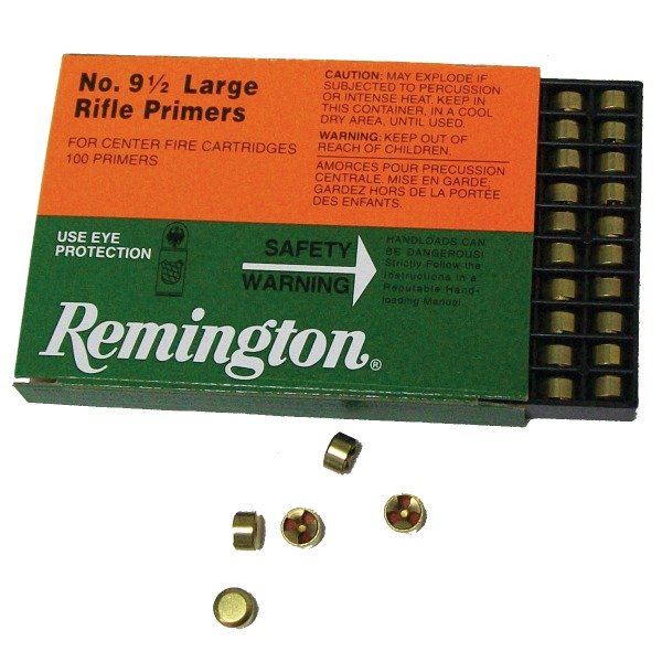 Remington Large Rifle Primers #9-1/2 Box of 1000 (10 Trays of 100) - Shop  Shooting, Hunting and Outdoor Products