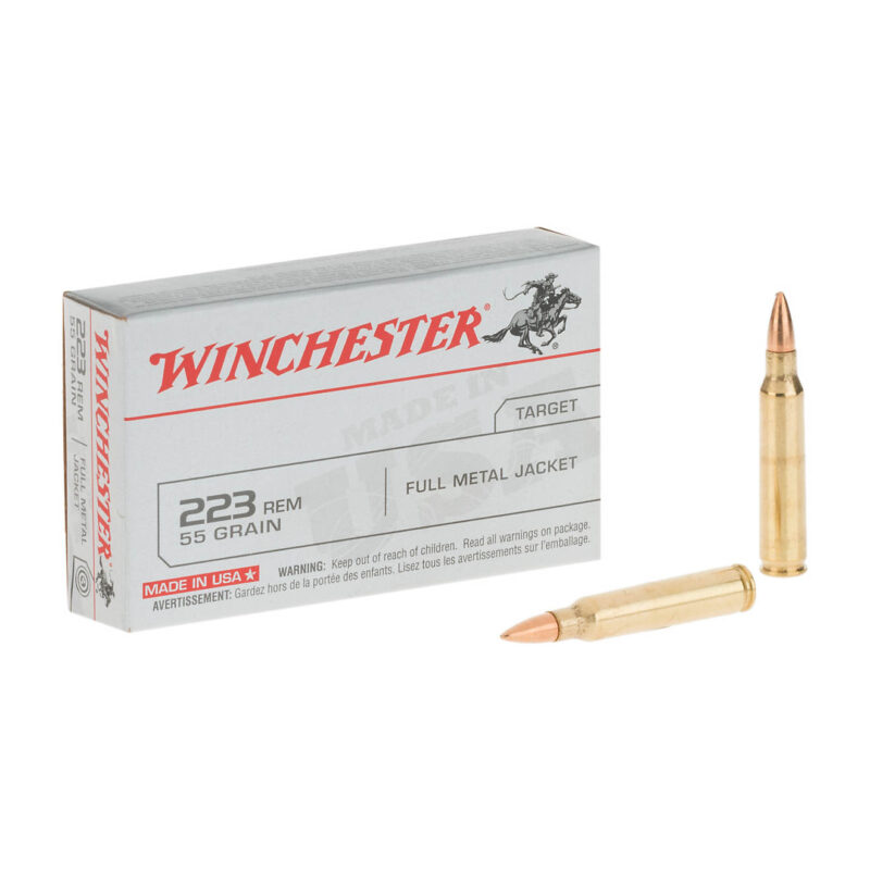 Winchester .223 Remington 55-Grain Centerfire Rifle Ammunition-20 Rounds