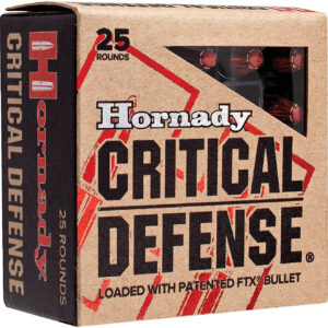 Hornady Critical Defense .38 Special 110-Grain Handgun Ammunition - 25 Rounds