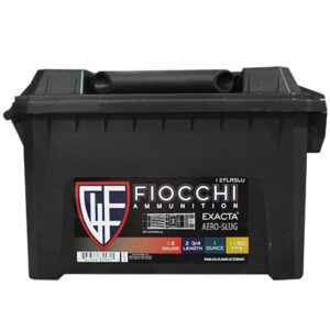 Fiocchi Field Box 12 Gauge 2 3/4" 1oz Aero Slug Low Recoil 80 Rounds