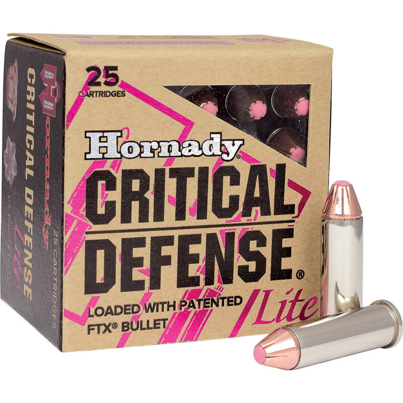 Hornady FTX® Critical Defense® LITE .38 Special 90-Grain Handgun Ammunition