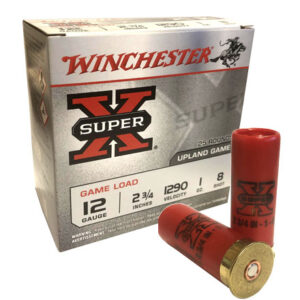 Winchester 12 Gauge Super X Upland Game Load 2 3/4" 1oz 8 Shot 25 Rounds Box