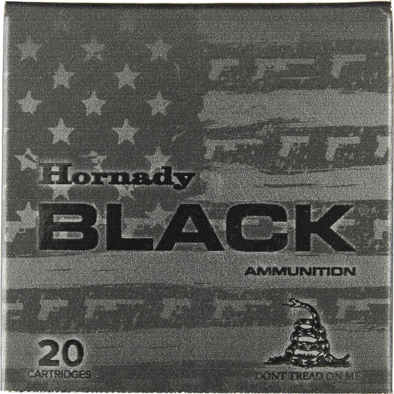 Hornady Black Handgun Ammunition-20 Rounds