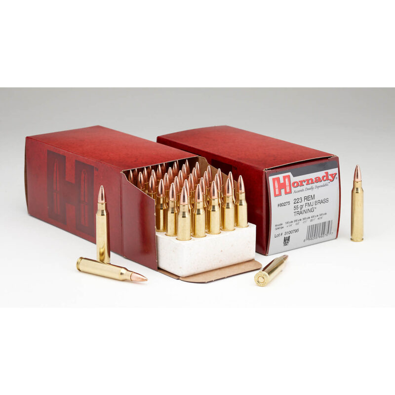 Hornady FMJ .223 Remington 55-Grain Ammunition-50 Rounds