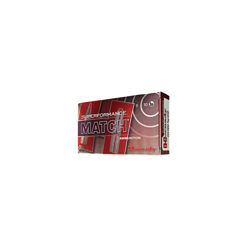 Hornady Superformance Match 5.56 x 45 75-Grain Centerfire Rifle Ammunition