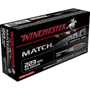 Winchester Match .223 Remington 69-Grain Centerfire Rifle Ammunition