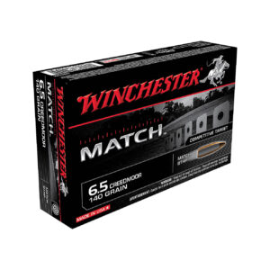 Winchester Match 6.5mm Creedmoor 140-Grain Boat Tail HP Centerfire Rifle Ammunition