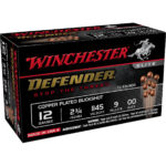 Winchester Defender 12 Gauge 00 Buck Shotshells-10 Rounds