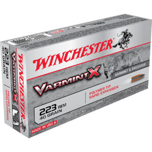 Winchester Varmint X .223 Remington 40-Grain Centerfire Rifle Ammunition