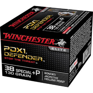 Winchester Bonded PDX1 .38 Special +P 130-Grain Handgun Ammunition