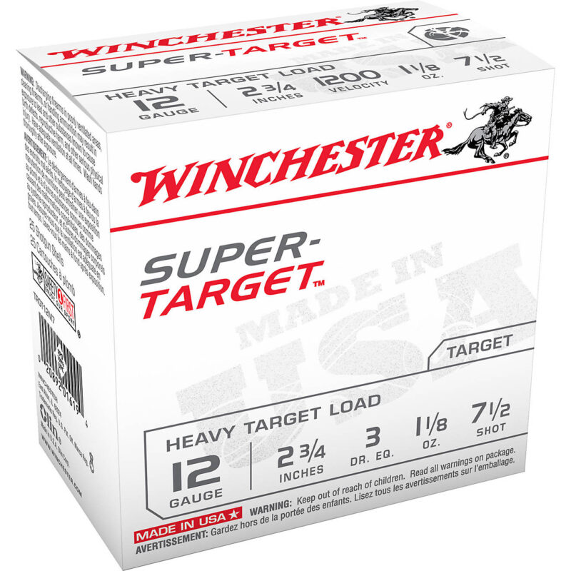 Winchester Target Load 12 Gauge Shotshells-25 Rounds