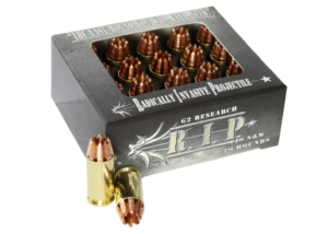 G2 Research R.I.P. Ammunition 40 S&W 115 Grain Radically Invasive Projectile Fragmenting Solid Copper Lead-Free Box of 20