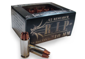 G2 Research R.I.P. Ammunition 10mm Auto 115 Grain Radically Invasive Projectile Fragmenting Solid Copper Lead-Free Box of 20
