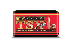 Barnes Triple-Shock X TSX Bullets 30 Caliber 308 Diameter 200 Grain Hollow Point Flat Base Lead-Free Box of 50
