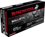 Winchester Ballistic Silvertip Ammunition 270 Winchester Short Magnum (WSM) 130 Grain Rapid Controlled Expansion Polymer Tip Box of 20