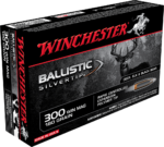 Winchester Ballistic Silvertip Ammunition 300 Winchester Magnum 180 Grain Rapid Controlled Expansion Polymer Tip Box of 20