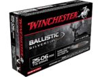 Winchester Ballistic Silvertip Ammunition 25-06 Remington 115 Grain Rapid Controlled Expansion Polymer Tip Box of 20